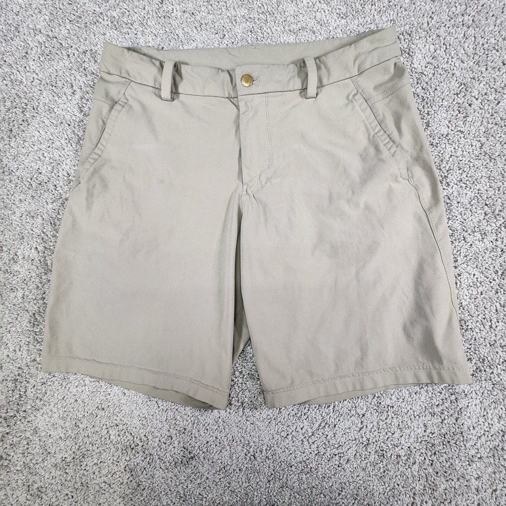 Lululemon Shorts Mens 36 Beige‎ Commission Classic Fit 10" Chino Golf Warpstreme